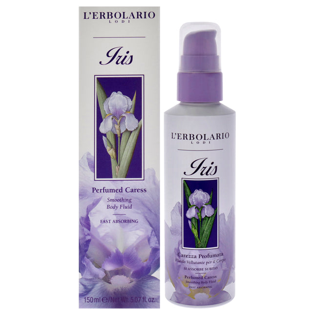 LErbolario Iris Perfumed Caress Smoothing Body Fluid for Women - 5.07 oz Body Mist