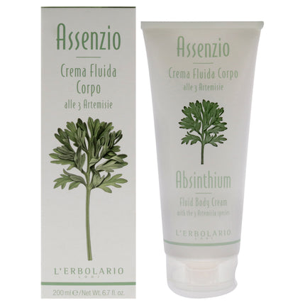 LErbolario Fluid Body Cream - Absinthium for Unisex - 6.7 oz Body Cream
