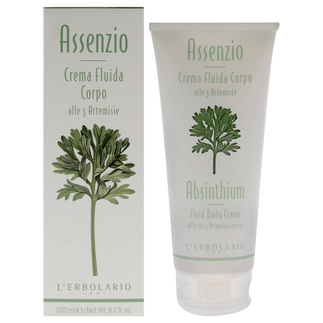 LErbolario Fluid Body Cream - Absinthium for Unisex - 6.7 oz Body Cream