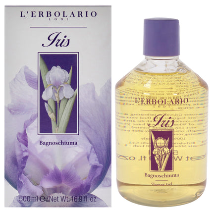 LErbolario Iris Shower Gel for Women - 16.9 oz Bottle - Moisturizing Body Wash