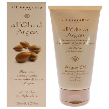 LErbolario Thickening Shampoo with Argan Oil - 5.07 oz for Unisex