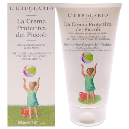 LErbolario Protective Cream For Babies - 5.07 oz Cream for Kids