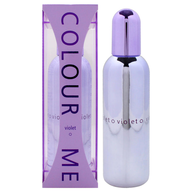 Milton Lloyd Colour Me Violet for Women - 3.4 oz EDP Spray - Long-Lasting Floral Fragrance