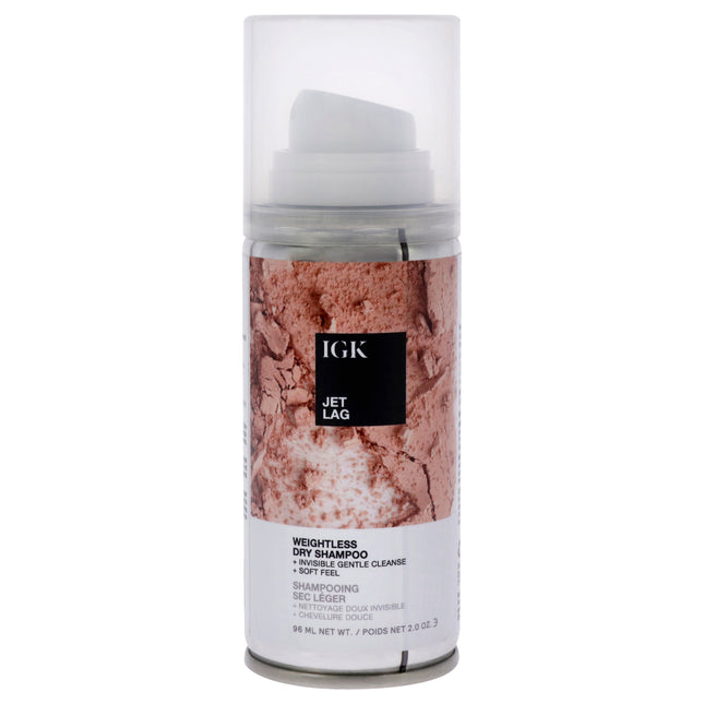 Jet Lag Weightless Dry Shampoo by IGK for Unisex - 2 oz - Refresh and Revive Your Hair Instantly