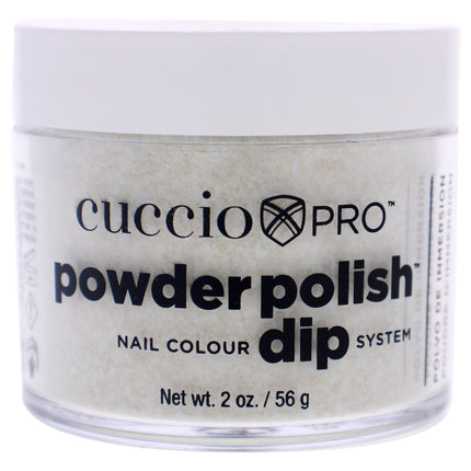 Cuccio Colour Pro Powder Polish Nail Colour Dip System in Gold Glitter for Women - Long Lasting and Sparkling Nail Color