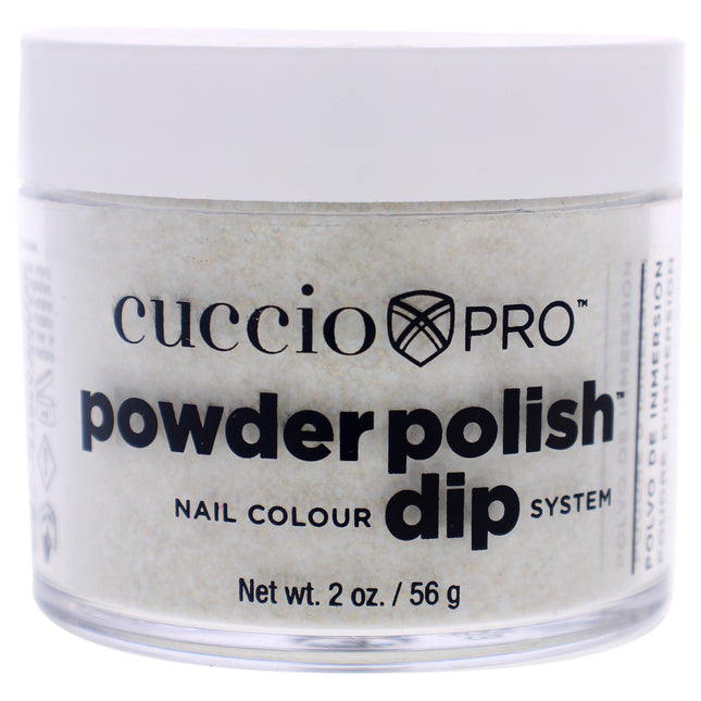Cuccio Colour Pro Powder Polish Nail Colour Dip System in Gold Glitter for Women - Long Lasting and Sparkling Nail Color