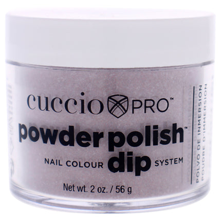 Cuccio Colour Pro Powder Polish Nail Colour Dip System in Ruby Red Glitter - 1.6 oz Nail Powder for Women