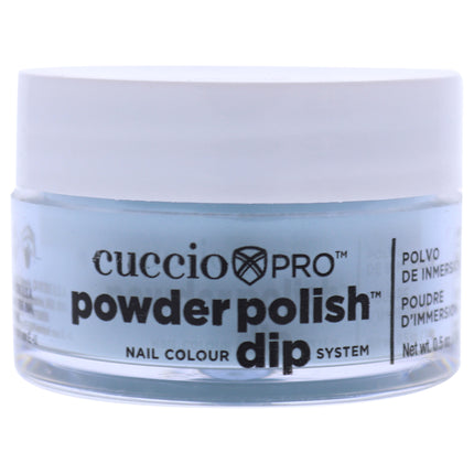 Cuccio Colour Pro Powder Polish Nail Colour Dip System in Denim Blue - 0.5 oz Nail Powder for Women