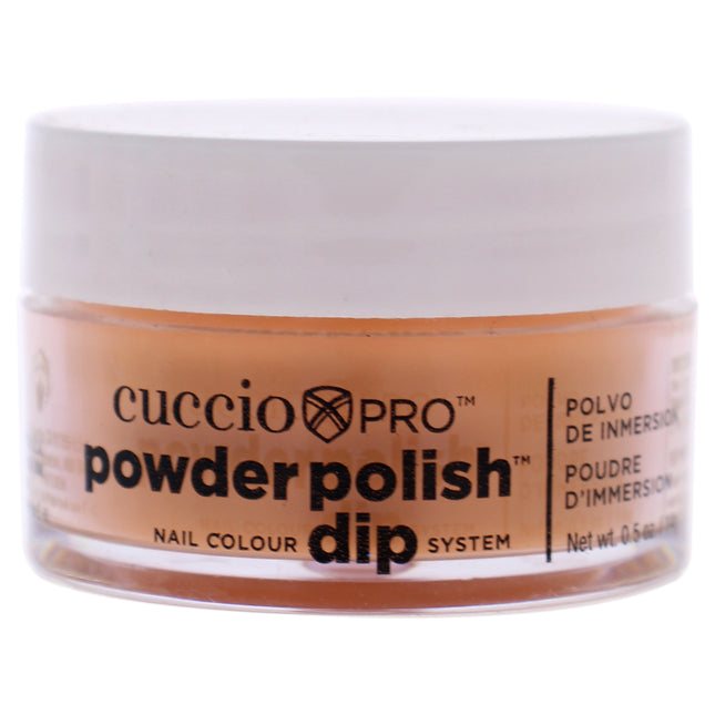 Cuccio Colour Pro Powder Polish Nail Colour Dip System in Carrot Orange - 0.5 oz Nail Powder for Women