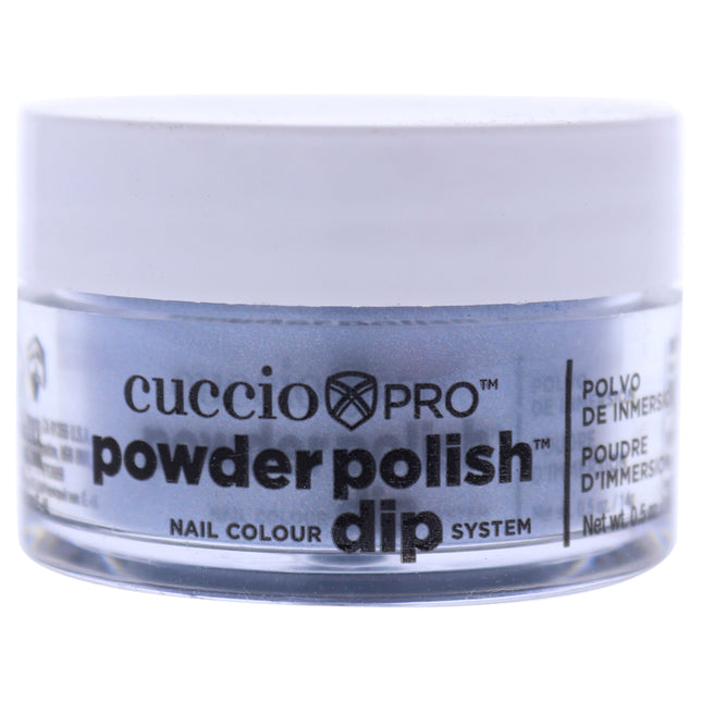 Cuccio Colour Pro Powder Polish Nail Colour Dip System in Blue with Blue Mica - 0.5 oz Nail Powder for Women