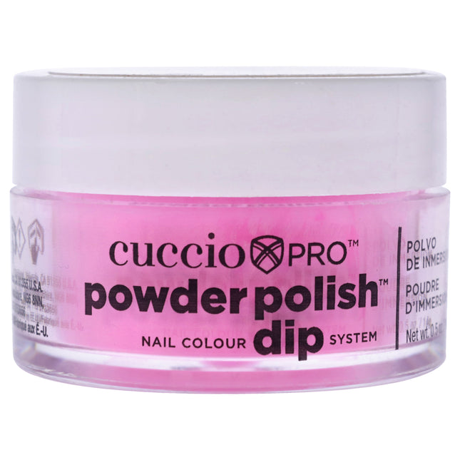 Cuccio Colour Pro Powder Polish Nail Colour Dip System - Bright Neon Pink: Elevate Your Nail Game with Vibrant Pink Shades