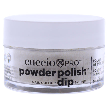 Pro Powder Polish Nail Dip System Gold With Rimbow Mica by Cuccio Colour for Women - 0.5 oz Nail Powder