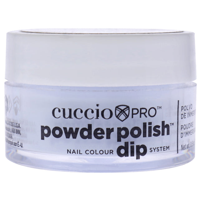 Cuccio Colour Pro Powder Polish Nail Colour Dip System - Peppermint Pastel Blue for Women 0.5 oz Nail Powder