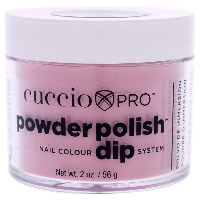 Cuccio Colour Pro Powder Polish Nail Colour Dip System in Rose With Shimmer - 1.6 oz Nail Powder for Women