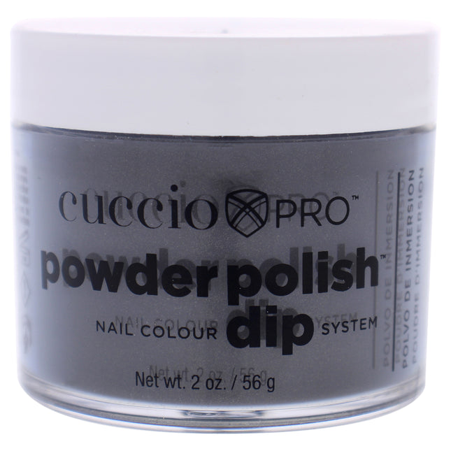 Cuccio Colour Pro Powder Polish Nail Colour Dip System - Silver With Grey Undertones for Women