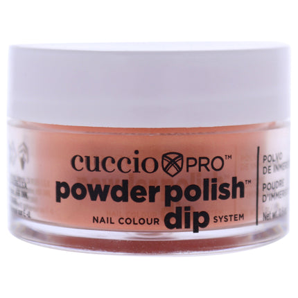 Cuccio Colour Pro Powder Polish Nail Colour Dip System in Tangerine Orange - 0.5 oz Nails Powder for Women
