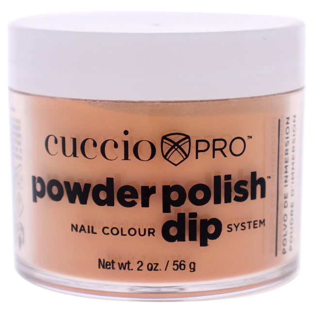 Cuccio Colour Pro Powder Polish Nail Colour Dip System in Tangerine Orange - 1.6 oz Nail Powder for Women
