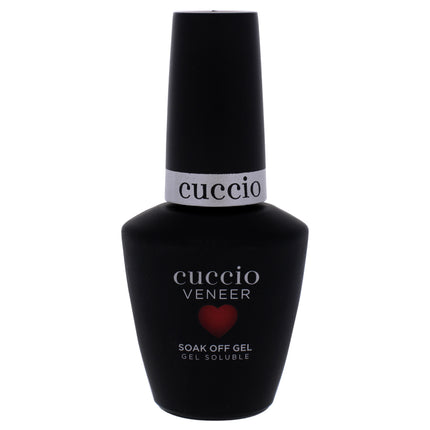 Cuccio Colour Veneer Soak Off Gel in Paradise Found: Vibrant 0.44 oz Nail Polish for Women