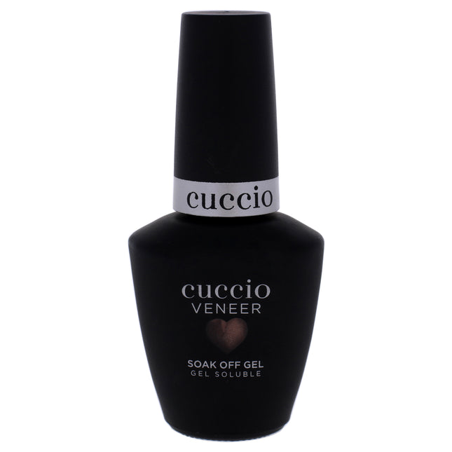 Cuccio Colour Veener Soak Off Gel - Rose Gold Slippers for Women - 0.44 oz Nail Polish