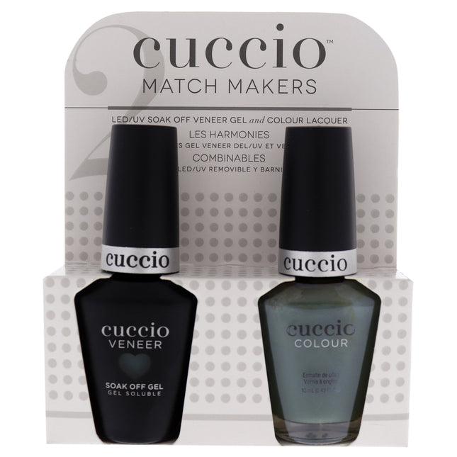 Cuccio Colour Match Makers Set - Dubai Me An Island for Women - 2 Pc Gel & Nail Polish Set