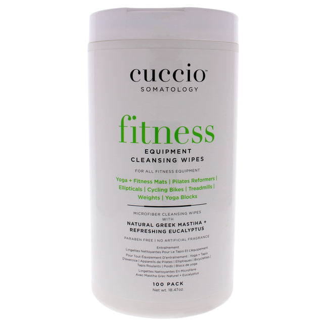 Cuccio Somatology Fitness Equipment Cleansing Wipes for Women - 100 Count Wipes