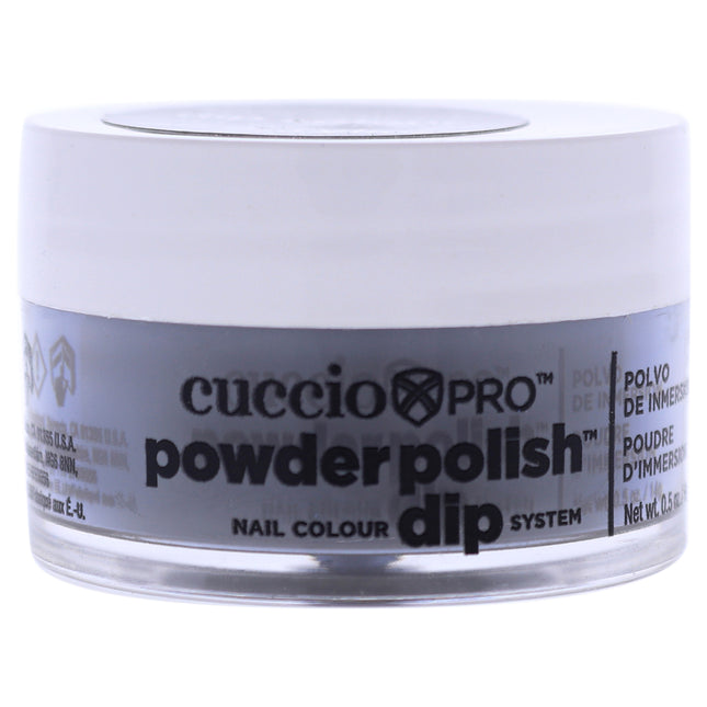 Cuccio Colour Pro Powder Polish Nail Dip System in Noir Black - 0.5 oz Nail Powder for Women