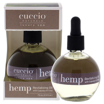 Cuccio Naturale Hemp Revitalizing Oil - 2.5 oz Oil for Unisex