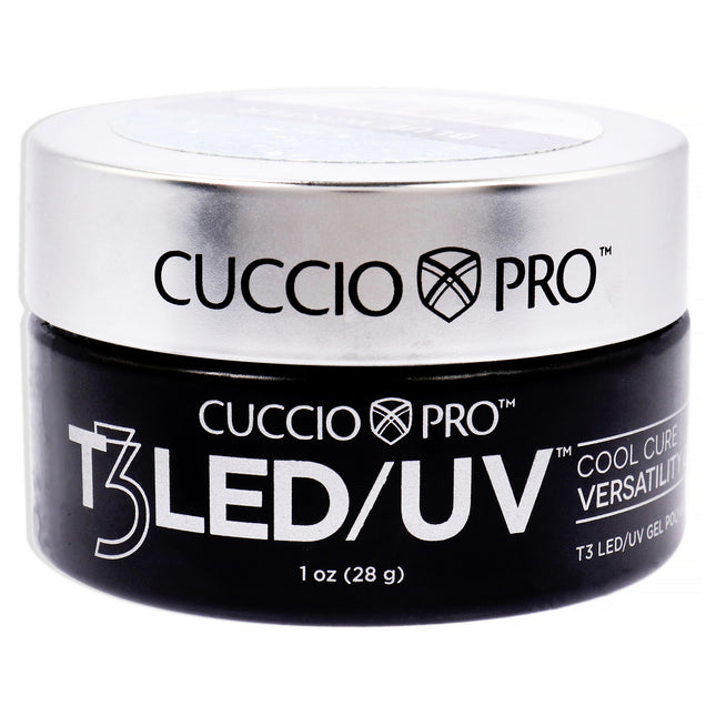 Cuccio Pro T3 Cool Cure Versatility Gel - Blue Winter for Women - 1 oz Nail Gel