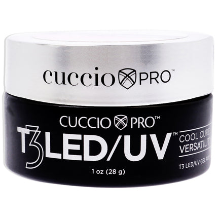 Cuccio Pro T3 Cool Cure Versatility Gel - Barbie Glitter for Women - 1 oz Nail Gel