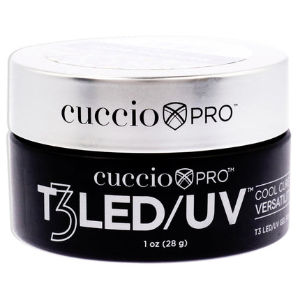 Cuccio Pro T3 Cool Cure Versatility Gel Rainbow Bling for Women - 1 oz Nail Gel