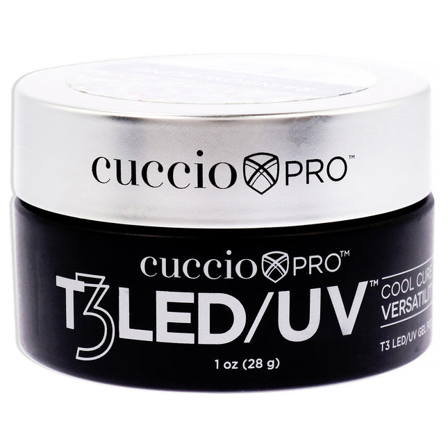 Cuccio Pro T3 Cool Cure Versatility Gel Rainbow Bling for Women - 1 oz Nail Gel