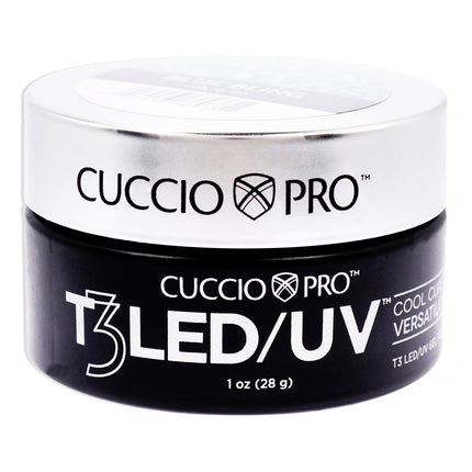 Cuccio Pro T3 Cool Cure Versatility Gel Blue Bling for Women - 1 oz Nail Gel