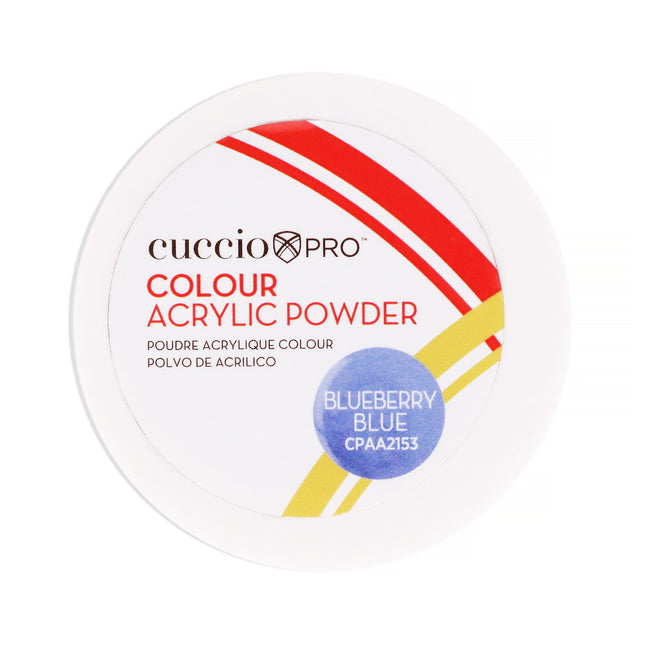 Cuccio PRO Colour Acrylic Powder in Blueberry Blue - 1.6 oz for Women