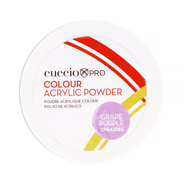 Cuccio PRO Colour Acrylic Powder Grape Purple - 1.6 oz for Women