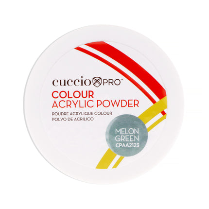 Cuccio PRO Melon Green Colour Acrylic Powder for Women - 1.6 oz