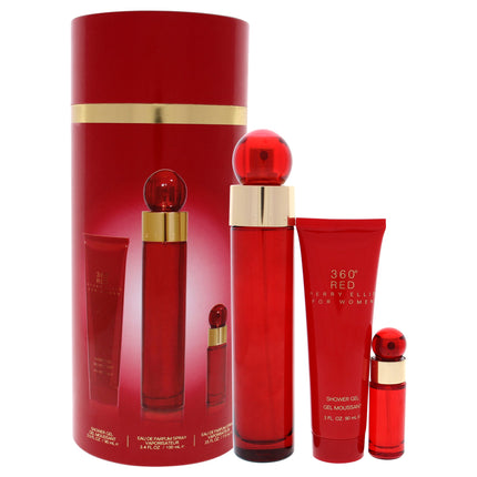 Perry Ellis 360 Red By Perry Ellis, 3 Piece Set For Women