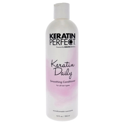 Keratin Perfect Daily Conditioner for Unisex - 12 oz Luxurious Hair Care Solution