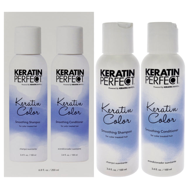 Keratin Perfect Keratin Color Duo Unisex Hair Care Set - Shampoo & Conditioner 3.4oz Each