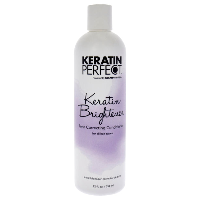 Keratin Perfect Brightening Conditioner - Hydrating Keratin Conditioner for All Hair Types - 12 oz