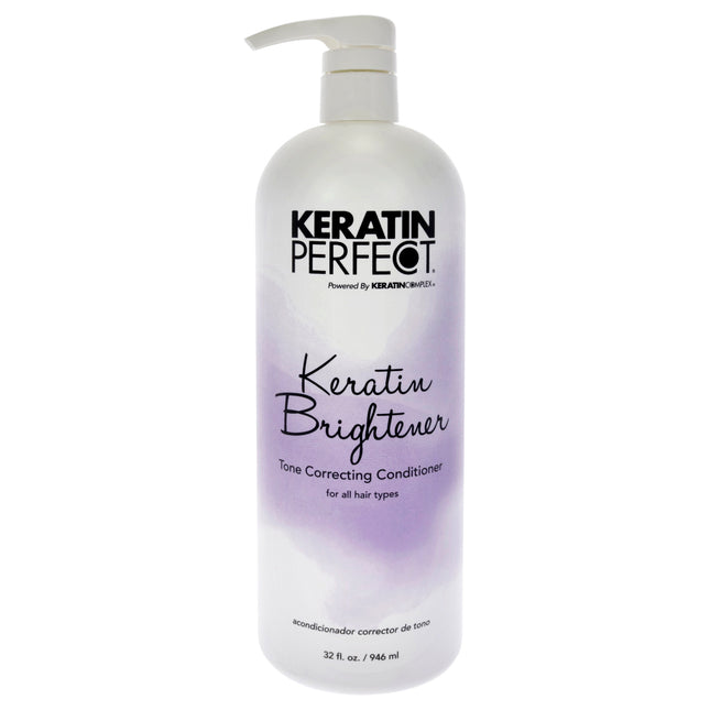 Keratin Perfect Brightener Conditioner for Unisex - 32 oz - Hydrating & Strengthening Formula for Smooth, Shiny Hair
