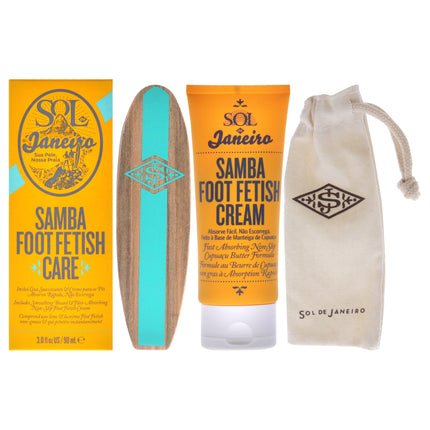 Samba 2-Step Foot Fetish Care Cream by Sol de Janeiro for Unisex - 3 oz Bottle