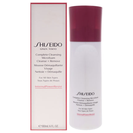 Shiseido Complete Cleansing Microfoam for Women - 6 oz Facial Cleanser