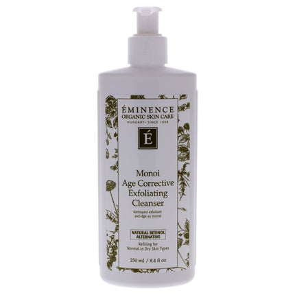 Eminence Monoi Age Corrective Exfoliating Cleanser - 8.4 oz Unisex Cleanser for Smooth, Youthful Skin