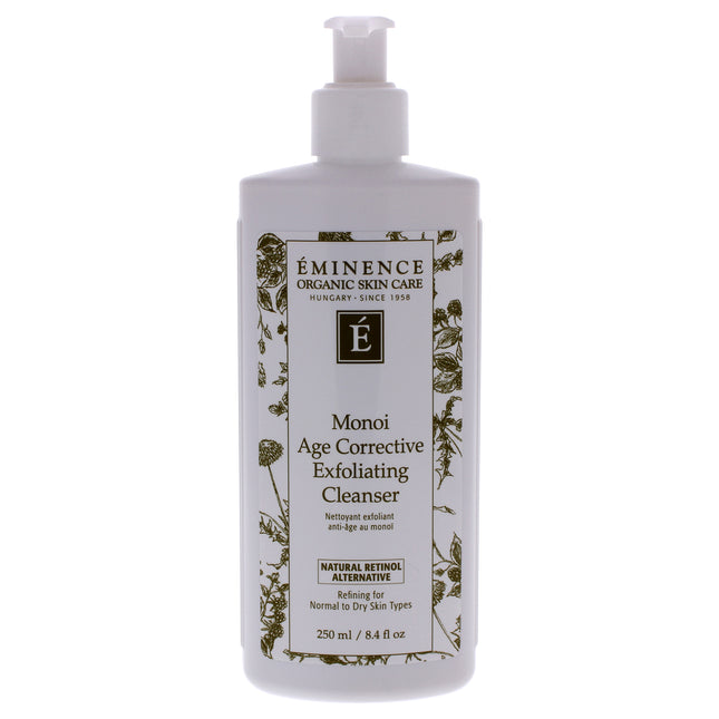 Eminence Monoi Age Corrective Exfoliating Cleanser - 8.4 oz Unisex Cleanser for Smooth, Youthful Skin
