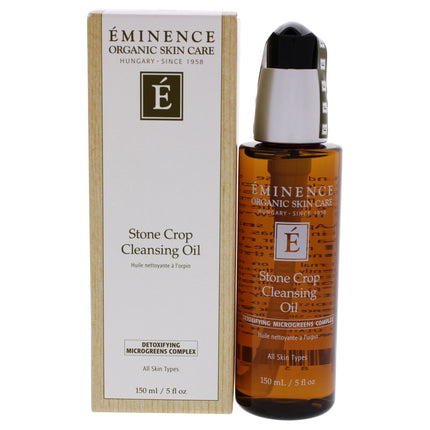 Eminence Stone Crop Cleansing Oil: Natural 5 oz Cleanser for All Genders