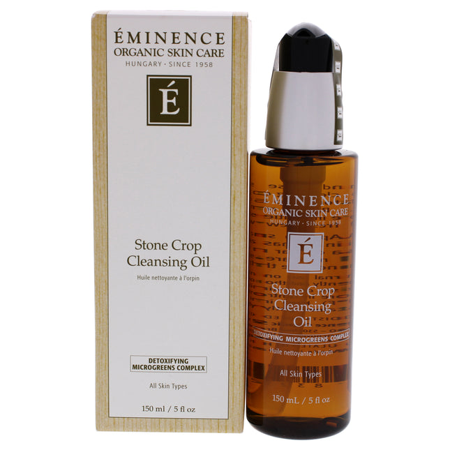 Eminence Stone Crop Cleansing Oil: Natural 5 oz Cleanser for All Genders