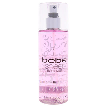 Bebe Sheer by Bebe for Women - 8.4 oz Body Mist - Light, Airy Fragrance for Everyday Wear