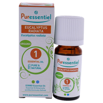 Organic Eucalyptus Radiata Essential Oil by Puressentiel - 0.3 oz Unisex Oil