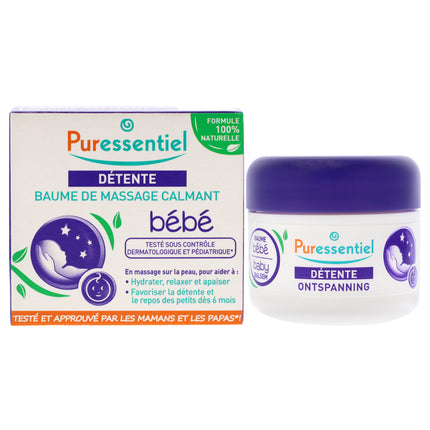 Rest and Relax Soothing Massage Balm for Kids - Natural Calming Formula