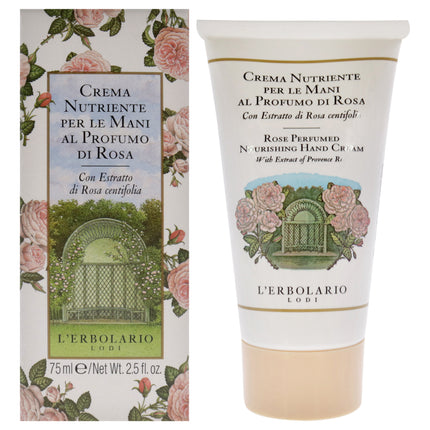 LErbolario Nourishing Perfumed Hand Cream - Rose for Unisex - 2.5 oz Cream